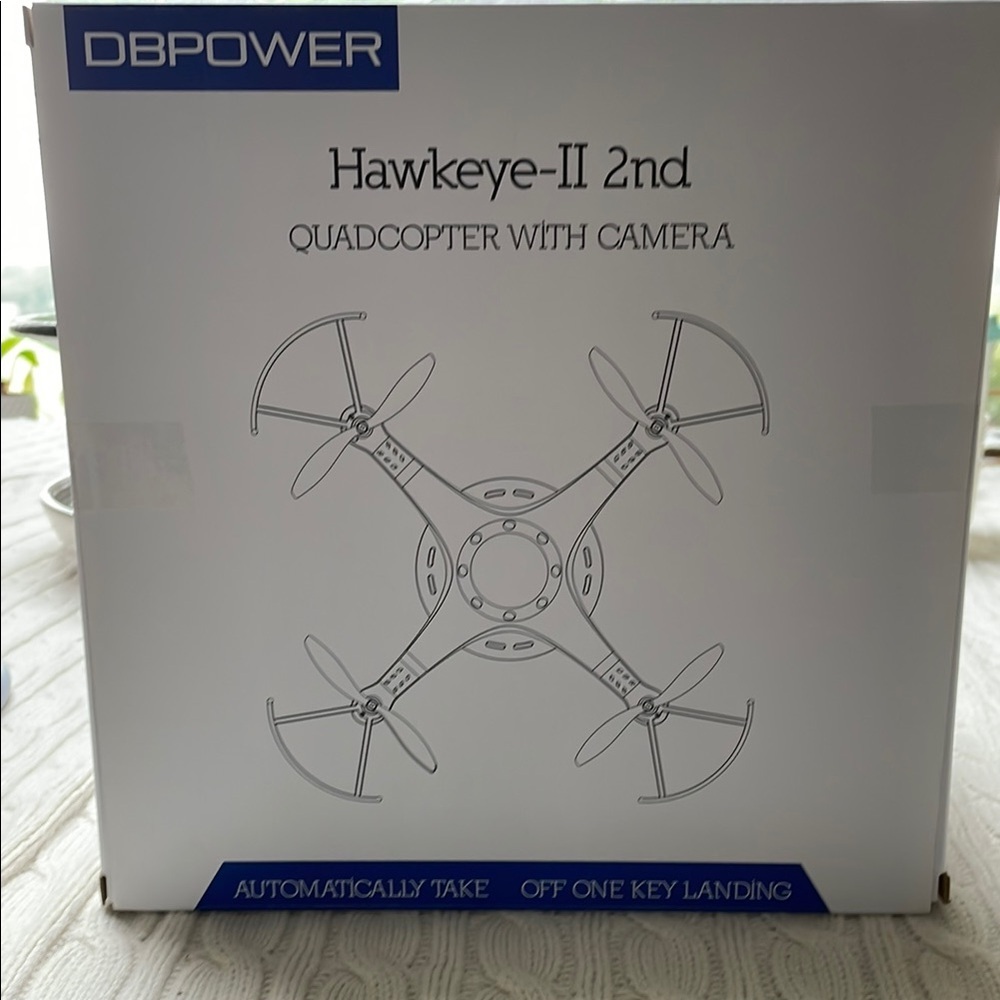 NIB DBPOWER Hawkeye-II 2nd Quadcopter with camera. Unopened automatic take off